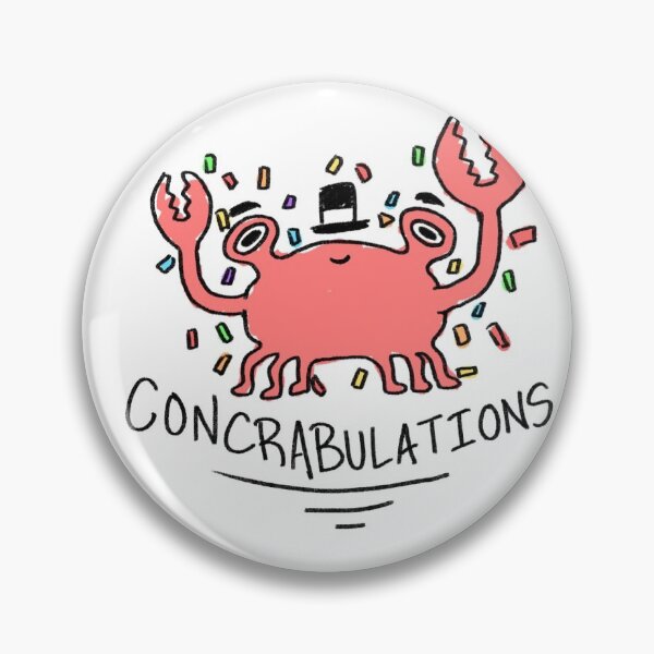 Item preview, Con-crab-ulations designed and sold by Andrewfrumento.