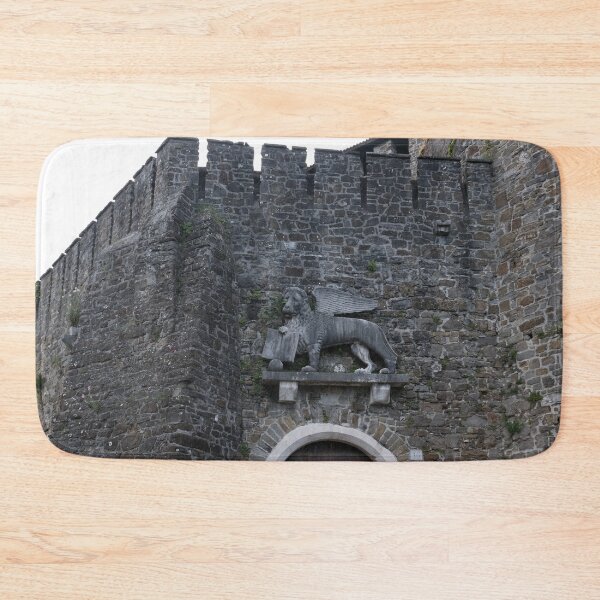 Item preview, Gorizia, Italy. The castle. It stands between the walls of the ancient village, what medieval sources cite as Upper Land. Friuli Venezia Giulia. Sunny spring afternoon day (vertical) designed and sold by Maurizio Fabbroni.