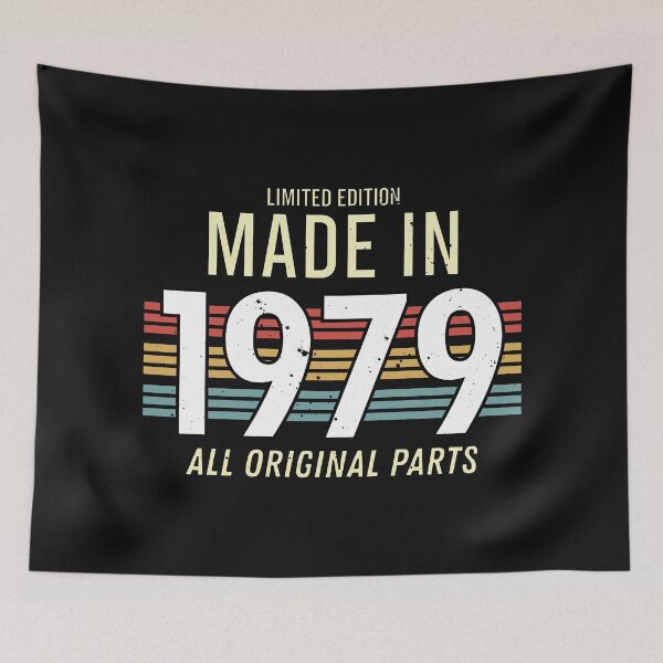 Item preview, Limited Edition Made In 1979 All Original Parts - Funny Vintage Years Old Birthday Gifts. designed and sold by ALITOPRINCE.