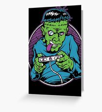 Franken Gamer Greeting Card