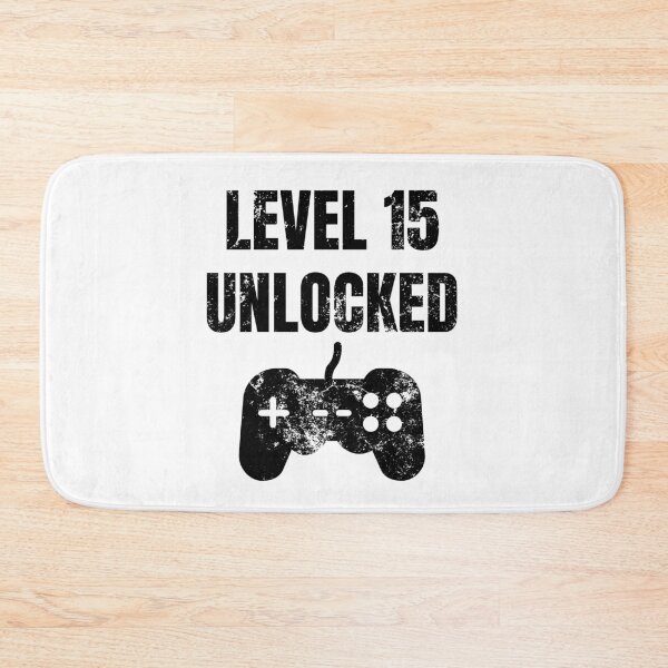 Item preview, Level 15 Unlocked 15th Birthday  designed and sold by MagicArtworks.