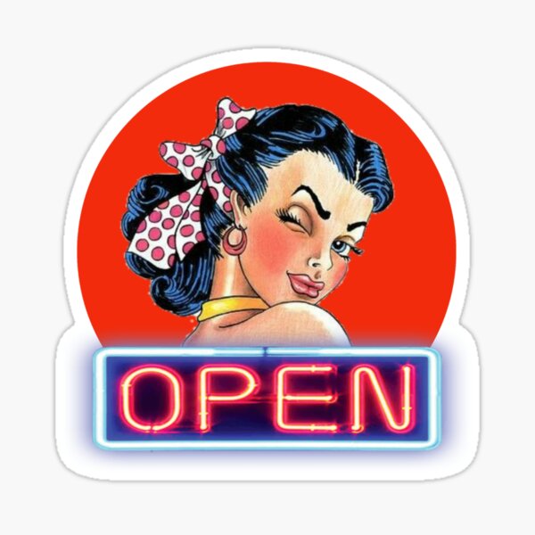 OEM JDM Stickerbombing Rockabilly Retro 4 Karten mit Pin Up Aufkleber Sticker V8