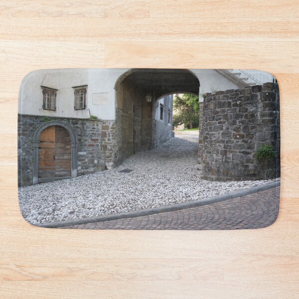 Item preview, Gorizia, Italy. The castle. It stands between the walls of the ancient village, what medieval sources cite as Upper Land. Friuli Venezia Giulia. Sunny spring afternoon day. designed and sold by Maurizio Fabbroni.