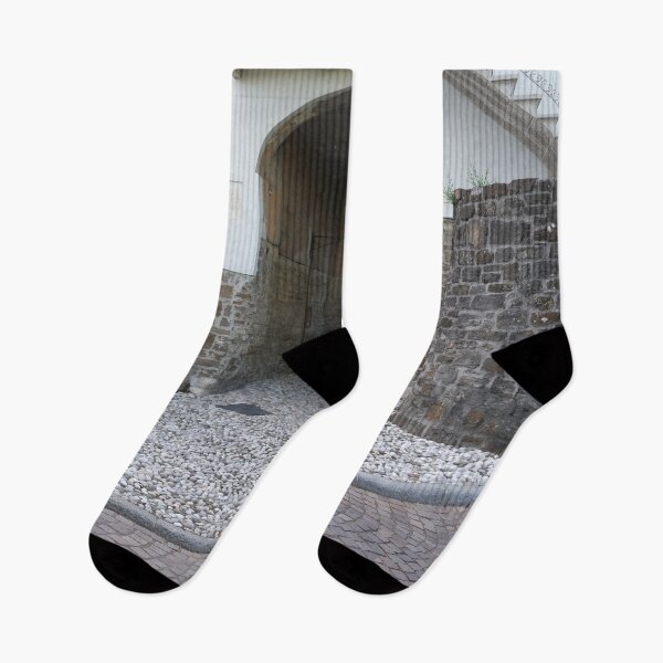 Item preview, Gorizia, Italy. The castle. It stands between the walls of the ancient village, what medieval sources cite as Upper Land. Friuli Venezia Giulia. Sunny spring afternoon day. designed and sold by Maurizio Fabbroni.