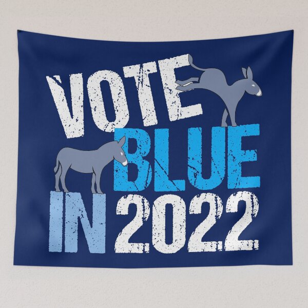 Item preview, Vote Blue in 2022 Democrat Donkey designed and sold by Epic Love Designs.