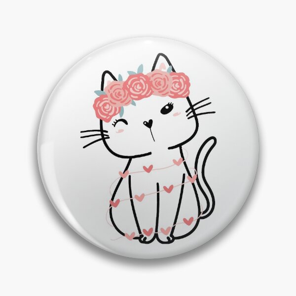 Item preview, Cat wearing flower crown designed and sold by FeaturedStore.