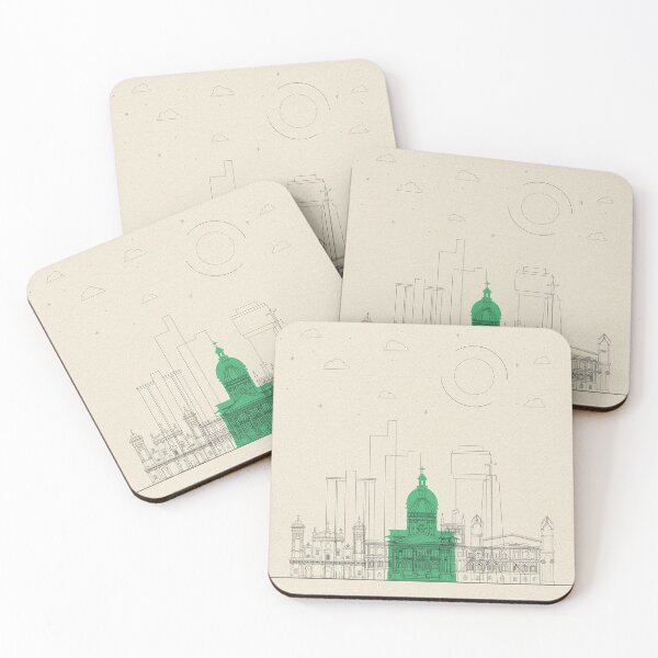 Item preview, Abstract City Posters: Asuncion, Paraguay designed and sold by A Deniz Akerman.