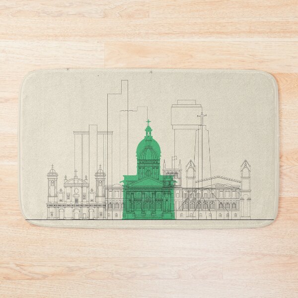 Item preview, Abstract City Posters: Asuncion, Paraguay designed and sold by A Deniz Akerman.