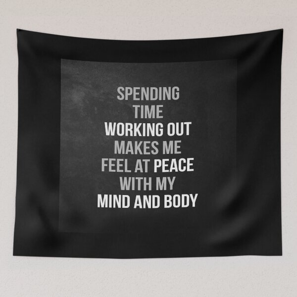Item preview, Gym, Fitness and Workout Motivational Saying designed and sold by superfitstuff.