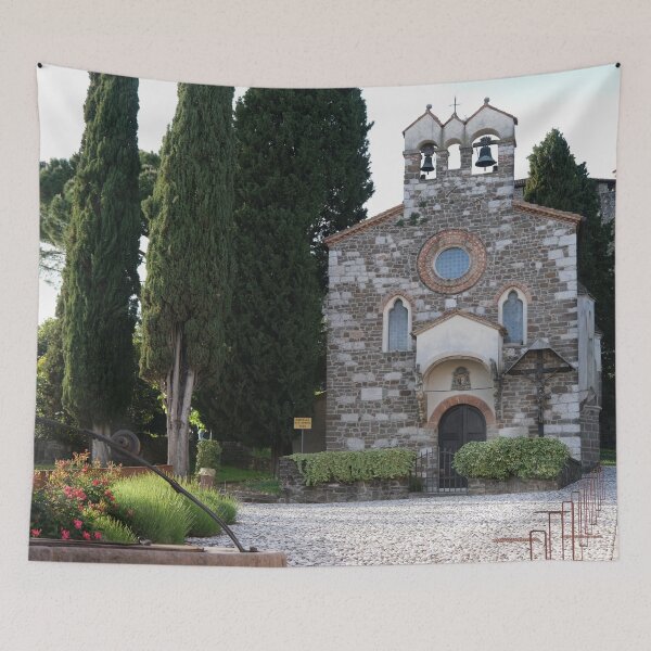 Item preview, Gorizia, Italy. The castle. It stands between the walls of the ancient village, what medieval sources cite as Upper Land. Friuli Venezia Giulia. Sunny spring afternoon day. designed and sold by Maurizio Fabbroni.