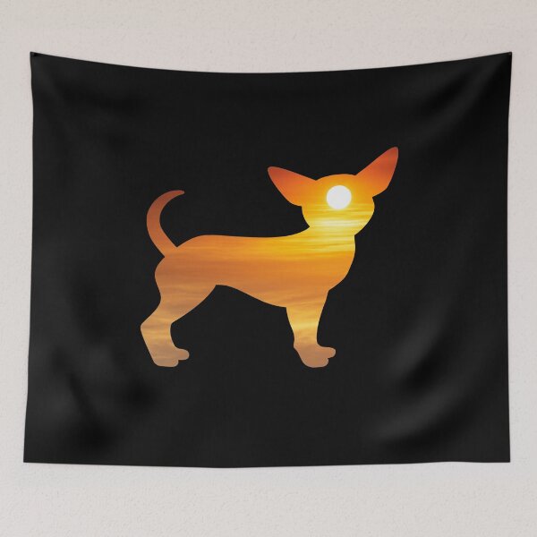 Item preview, Chihuahua Dog Silhouette Sunrise designed and sold by alaechamlal.