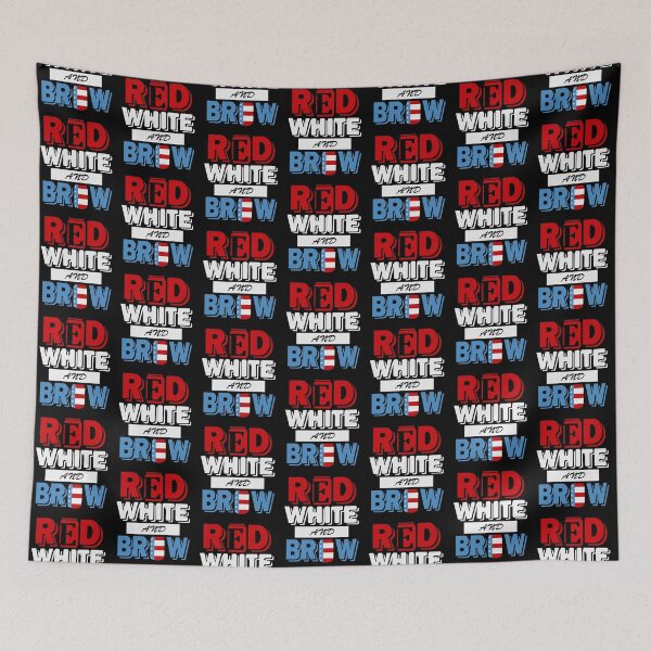 Item preview, Red White And Brew - July 4th designed and sold by masterbones.