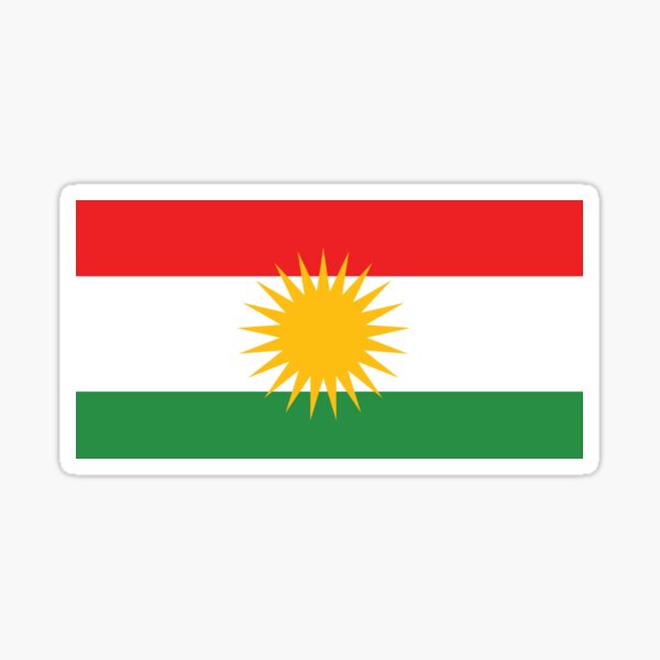 Item preview, Kurdistan flag designed and sold by EgoPolis.