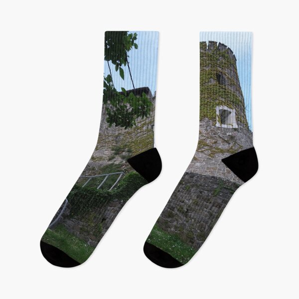 Item preview, Gorizia, Italy. The castle. It stands between the walls of the ancient village, what medieval sources cite as Upper Land. Friuli Venezia Giulia. Sunny spring afternoon day. designed and sold by Maurizio Fabbroni.