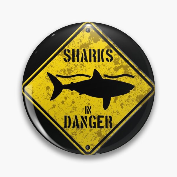 Item preview, Shark In Danger designed and sold by Fin Bay Designs.