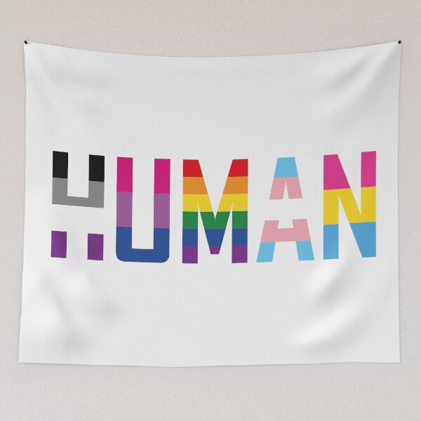 Item preview, Human Various Queer Flags designed and sold by RainbowSheepCo.