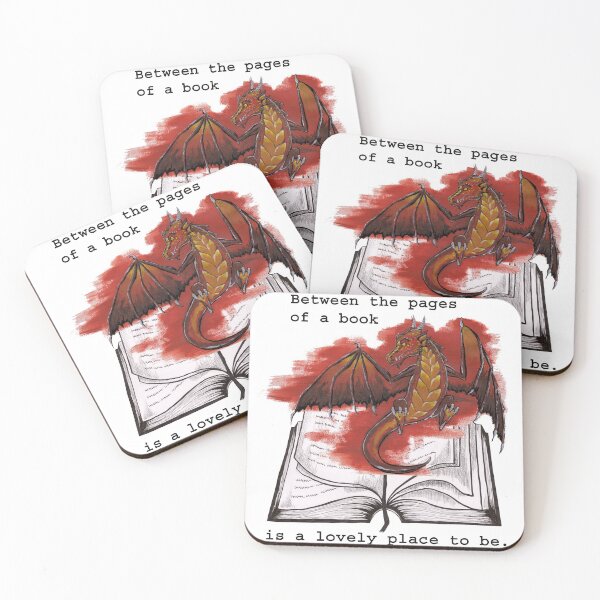 Item preview, Book dragon with writing Bookdragon designed and sold by Pia-Herbstkind.