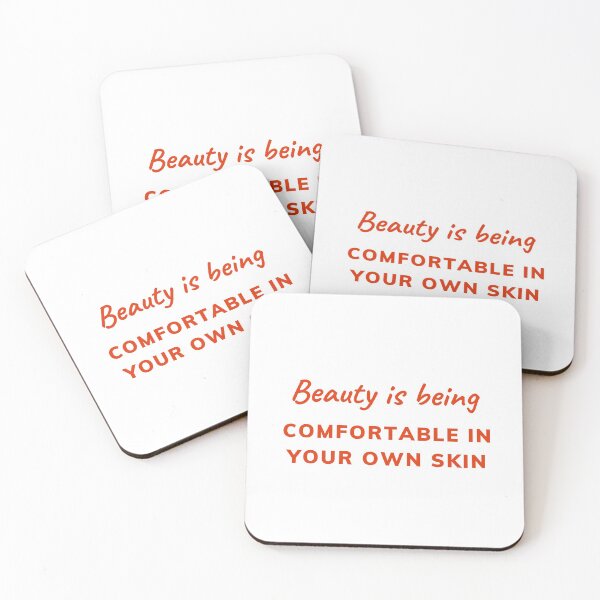 Item preview, BEAUTY IS BEING COMFORTABLE IN YOUR OWN SKIN designed and sold by Fiftyandfab.