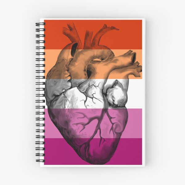 Item preview, Lesbian Pride Anatomic Heart (2) designed and sold by incloudines.