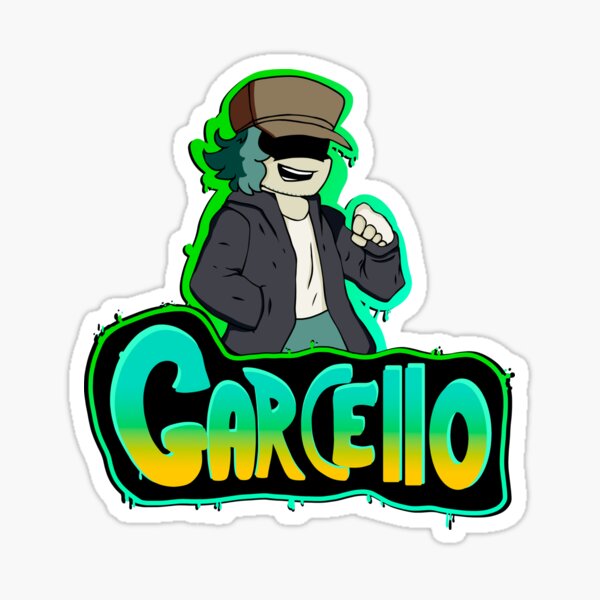 Garcello fnf mod character graffiti Sticker