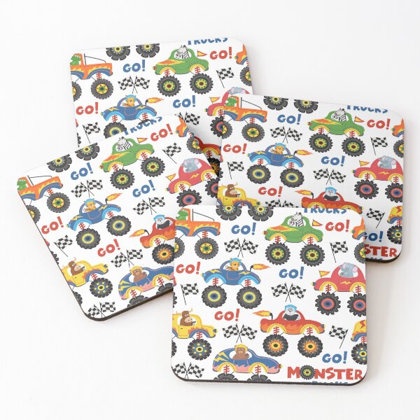 Item preview, Cute Monster Truck designed and sold by PatternTale.