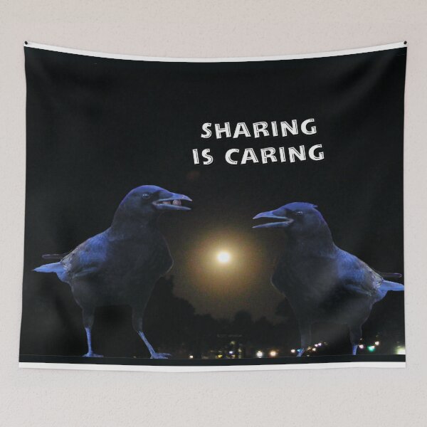 Item preview, Two Crows Share designed and sold by kristalcurt.