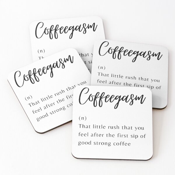 Item preview, Coffeegasm designed and sold by The Singular Store.
