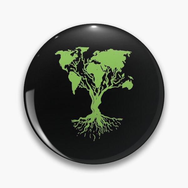 Item preview, Earth Day Cute World Map Tree Pro T-ShirtEarth Day Shirt Cute World Map Tree Pro Environment Plant  designed and sold by BigTenGear.
