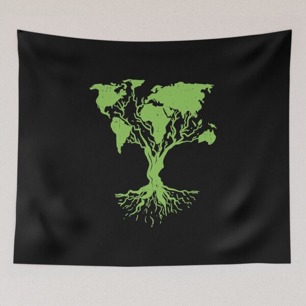 Item preview, Earth Day Cute World Map Tree Pro T-ShirtEarth Day Shirt Cute World Map Tree Pro Environment Plant  designed and sold by BigTenGear.