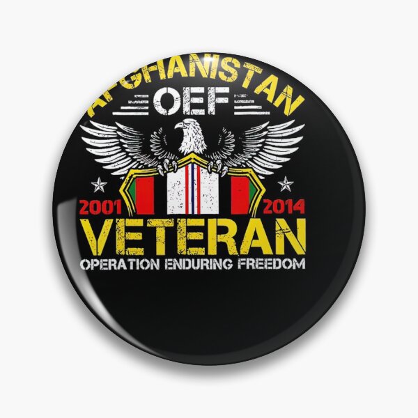 Afghanistan Veteran Pins and Buttons for Sale | Redbubble