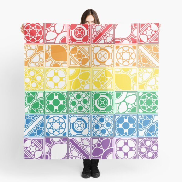 Rainbow Tiles Scarf