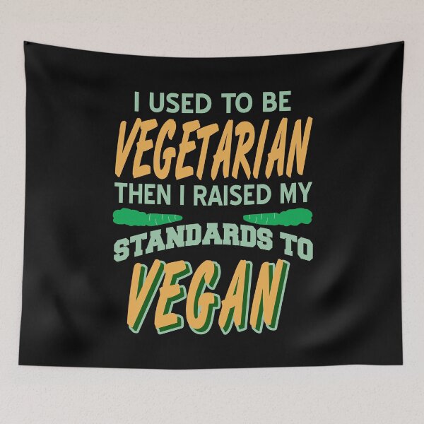 Item preview, I used to be Vegetarian then I raised to Vegan designed and sold by NeXore.