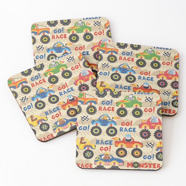 Item preview, Cute Monster Truck designed and sold by PatternTale.