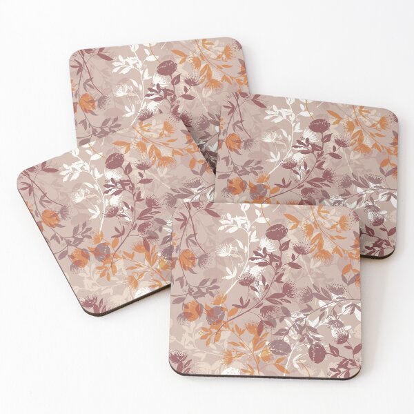 Item preview, Abstract Floral Pattern Muted Colors designed and sold by nouveaudecor.