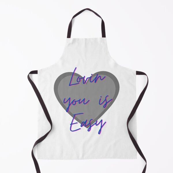 Item preview, Lovin you is Easy Gray heart with Purple writing designed and sold by GeoTeasters.