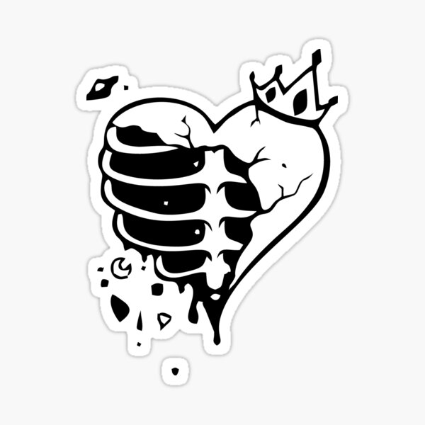 Item preview, Heart with crown designed and sold by mexikoz.