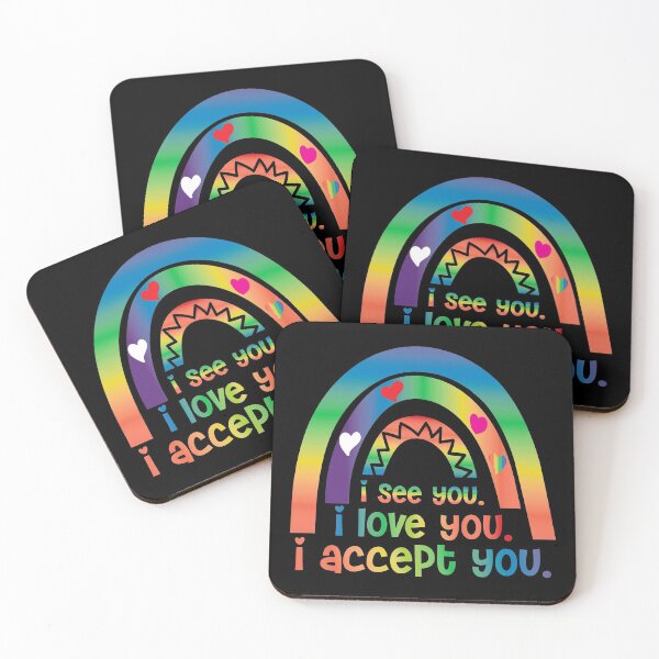 Item preview, I see i love you i accept you ,LGBTQ , Gay Pride  designed and sold by plussorn.
