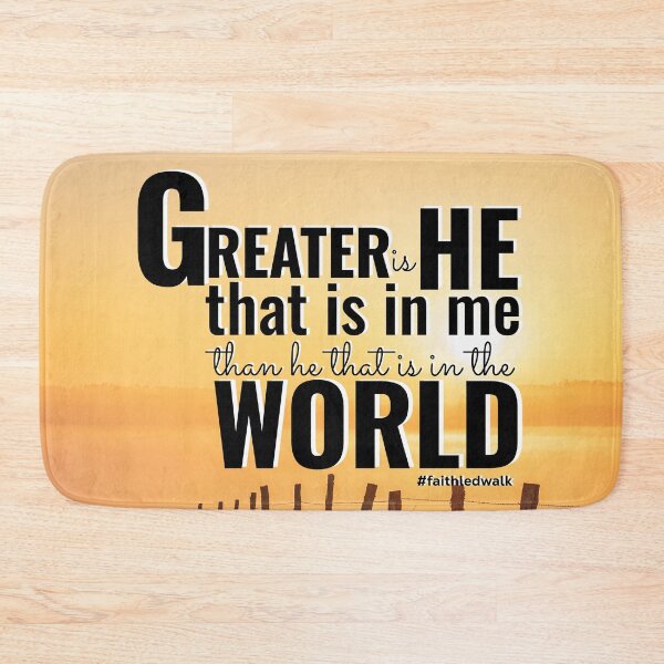 Item preview, Greater is He That Is In Me designed and sold by JacquelineLim.
