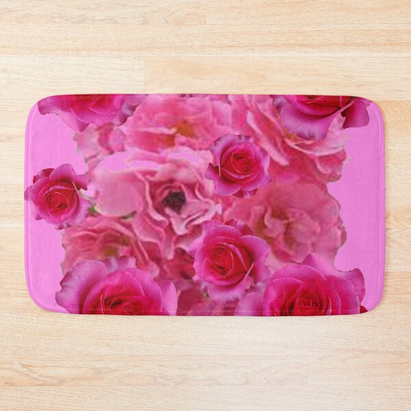 Item preview, ABSTRACT PINK ROSES GARDEN PINK  ART designed and sold by sharlesart.