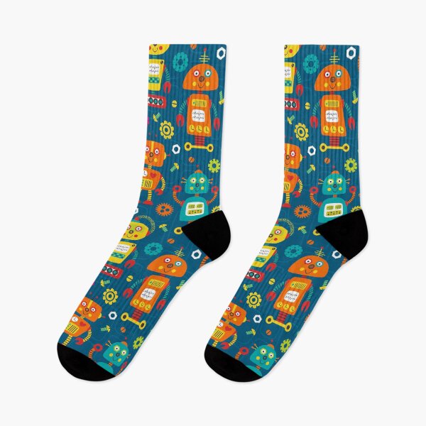 Item preview, Kids Robot Pattern designed and sold by PatternTale.