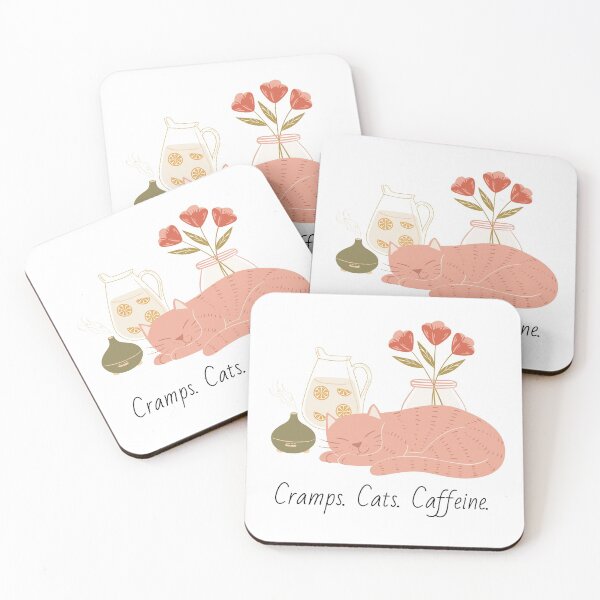 Item preview, Perioditees: Cramps. Cats. Caffiene. designed and sold by Perioditees.