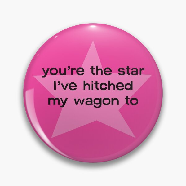 Item preview, You're The Star I've Hitched My Wagon To (Pink) designed and sold by nicola-ginzler.