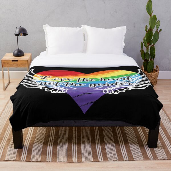 Item preview, LGBT pride Love the heart not the gender designed and sold by SimplybyZyree.