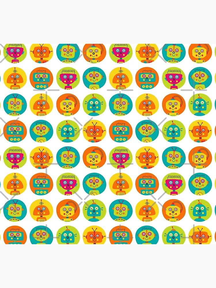 Thumbnail 5 of 5, Socks, Robot Kids Pattern designed and sold by PatternTale.