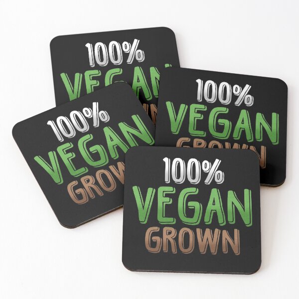 Item preview, 100% Vegan Grown shirt designed and sold by CreepyKretins..