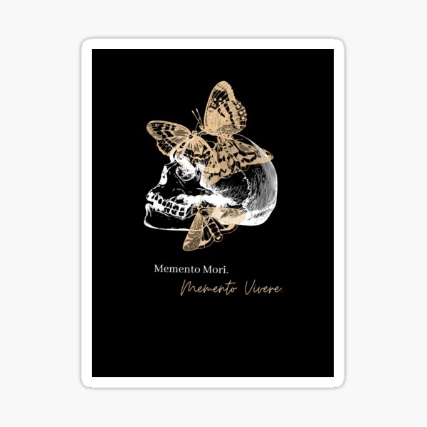 Item preview, memento mori. memento vivere designed and sold by gibbianne.