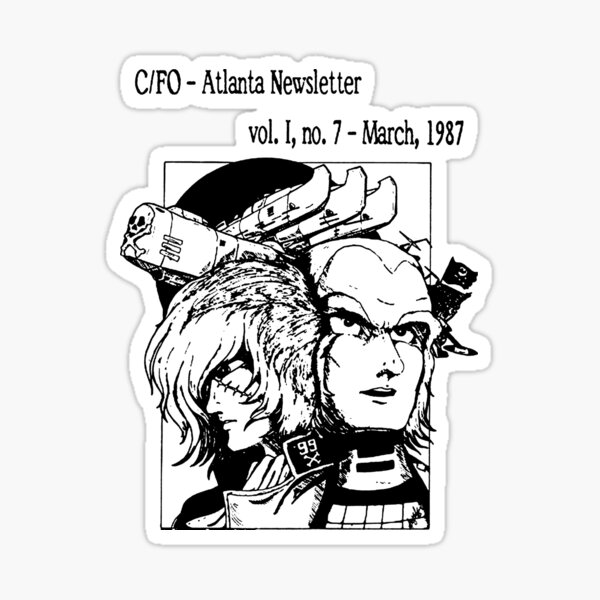 C/FO Newsletter '87 Sticker