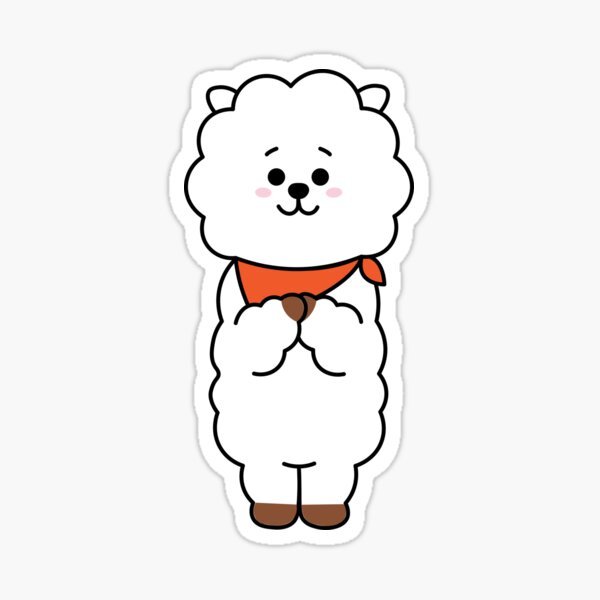 BTS Chibi Dogpile - Bts - Sticker