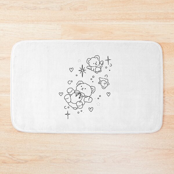 Item preview, bear cartoon lineart designed and sold by y2kdiariesbyliz.