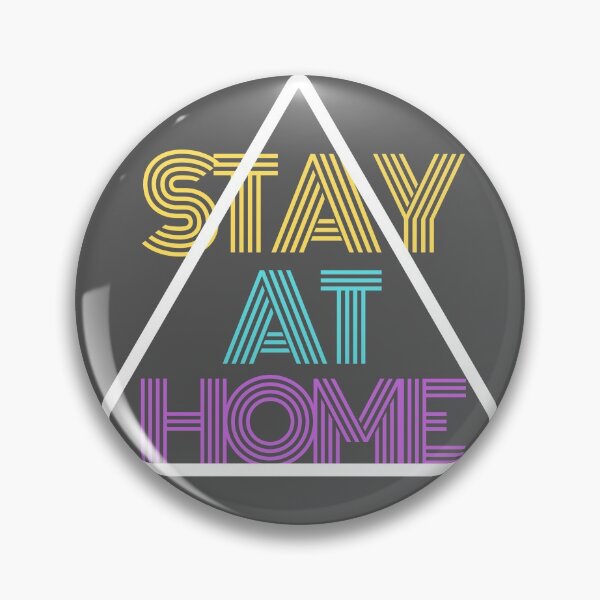 Item preview, Covid-19 Stay at home grey color designed and sold by pikpluss.